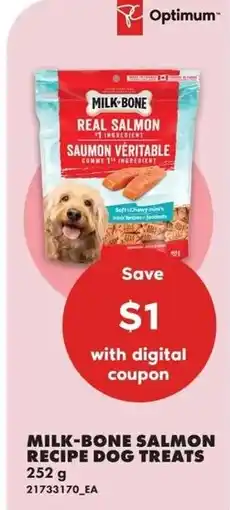 No Frills Milk-bone salmon recipe dog treats offer