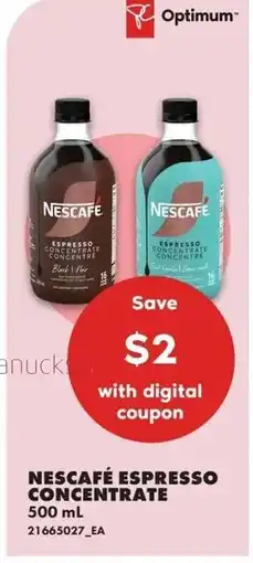 No Frills Nescafe espresso concentrate concentre offer