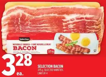 Selection bacon