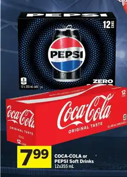 Foodland COCA-COLA or PEPSI Soft Drinks offer