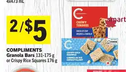 Foodland COMPLIMENTS Granola Bars offer