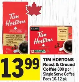 Foodland TIM HORTONS Roast & Ground Coffee offer