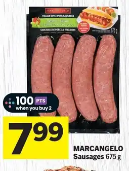 Foodland MARCANGELO Sausages offer