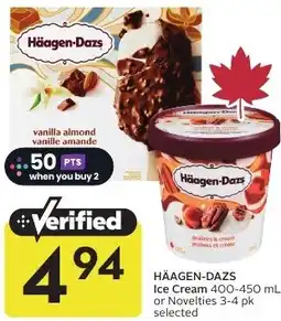 Sobeys HÄAGEN-DAZS Ice Cream offer