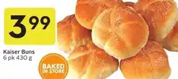 Sobeys Kaiser Buns offer