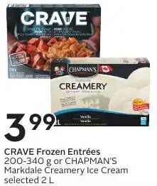 Sobeys CRAVE Frozen Entrées offer