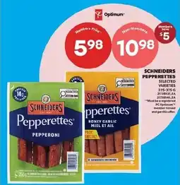Real Canadian Superstore Schneiders Pepperettes offer