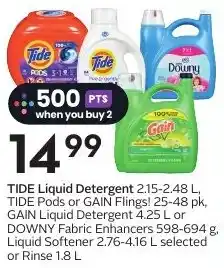 Sobeys TIDE Liquid Detergent offer