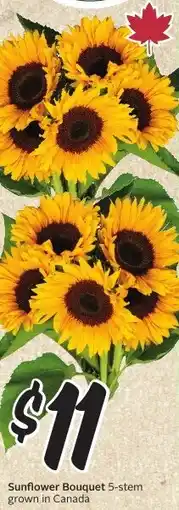 Sobeys Sunflower Bouquet offer