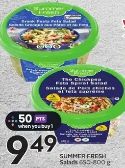 Sobeys SUMMER FRESH Salads offer
