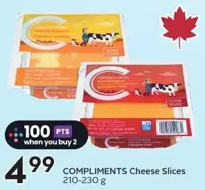 Sobeys COMPLIMENTS Cheese Slices offer
