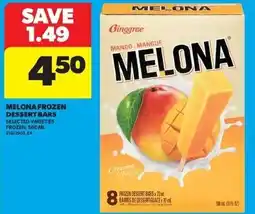 Real Canadian Superstore Melona Frozen Desert Bars offer