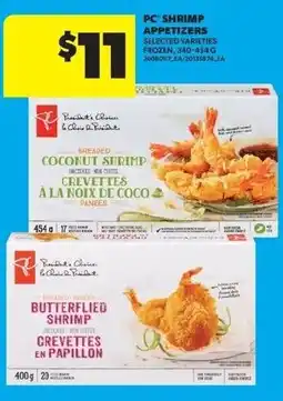 Real Canadian Superstore PC Shrimp Appetizers offer