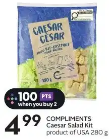 Sobeys COMPLIMENTS Caesar Salad Kit offer