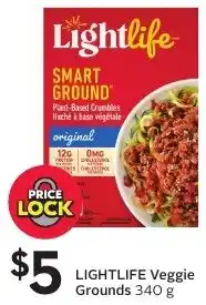Sobeys LIGHTLIFE Veggie Grounds offer