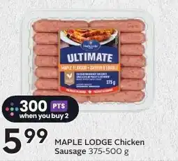 Sobeys MAPLE LODGE Chicken Sausage offer