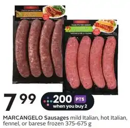 Sobeys MARCANGELO Sausages offer