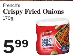 Village Food Markets FRENCH'S Crispy Fried Onions offer