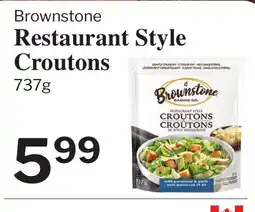Village Food Markets BROWNSTONE Restaurant Style Croutons offer