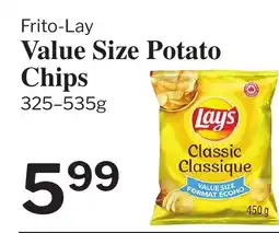 Village Food Markets LAY Value Size Potato Chips offer
