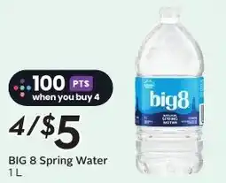 Sobeys BIG 8 Spring Water offer