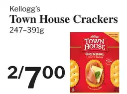 Village Food Markets KELLOGG'S Town House Crackers offer