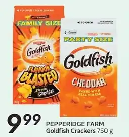 Sobeys PEPPERIDGE FARM Goldfish Crackers offer