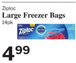 Village Food Markets ZIPLOC Large Freezer Bags offer