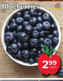 Village Food Markets Blueberries offer
