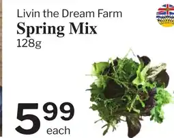 Village Food Markets LIVIN THE DREAM FARM Spring Mix offer