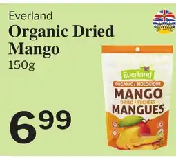 Village Food Markets EVERLAND Organic Dried Mango offer