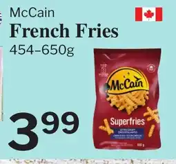 Village Food Markets MCCAIN French Fries offer