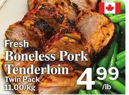Village Food Markets Fresh Boneless Pork Tenderloin offer