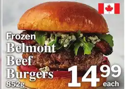 Village Food Markets Frozen Belmont Beef Burger's offer