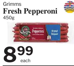 Village Food Markets GRIMMS Fresh Pepperoni offer