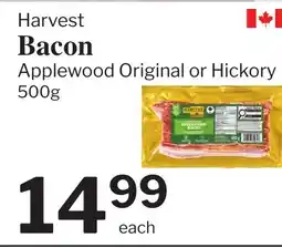 Village Food Markets HARVEST Bacon offer