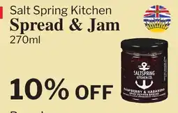 Village Food Markets SALT SPRING KITCHE Spread & Jam offer