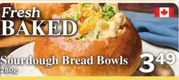 Village Food Markets Sourdough Bread Bowls offer