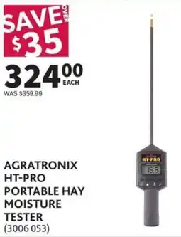 Co-op Agratronix HT-pro portable hay moisture tester offer