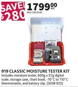 Co-op 919 classic moisture tester kit offer