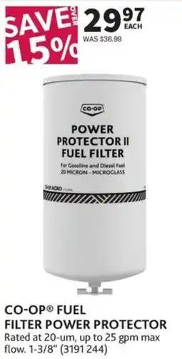 Co-op Co-op filter power protector offer