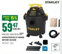 BMR STANLEY Aspirateur sec et humide wet/dry vacuum offer