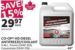 Co-op Co-op HD diesel antifreeze/coolant offer