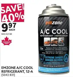 Co-op Emzone A/C cool refrigerant, 12-A offer