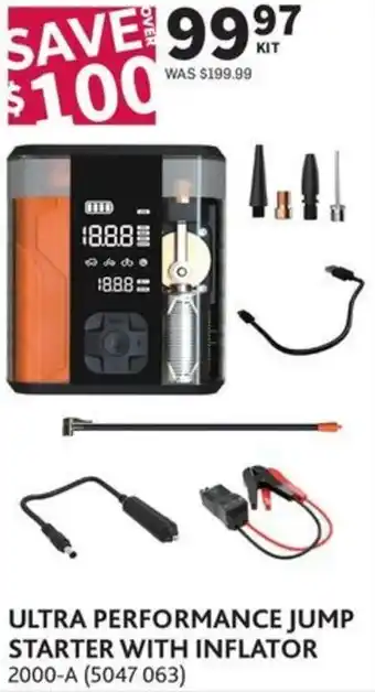 Ultra performance jump starter with inflator 2000-A