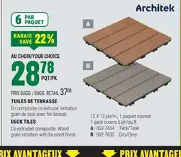 BMR Tuiles de terrasse offer