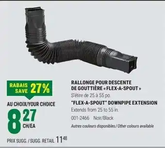 BMR Rallonge pour descente de gouttière flex-a-spout offer