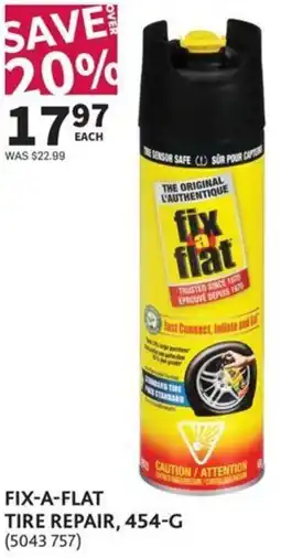 Co-op Fix-a-flat tire repair offer
