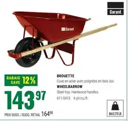 BMR Brouette offer