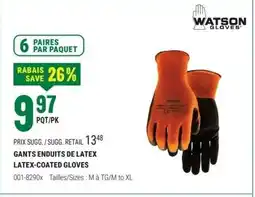 BMR Gants enduits de latex latex-coated gloves offer